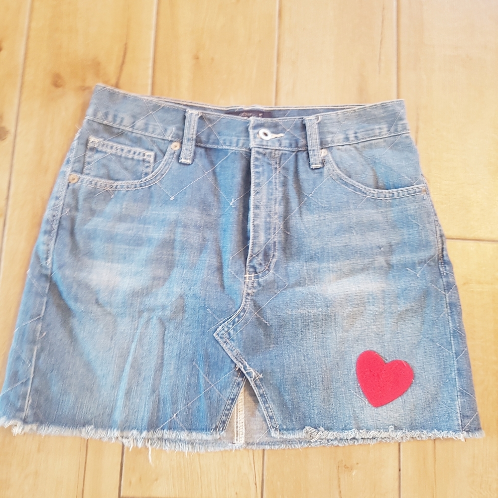 Lucky Brand denim skirt.